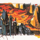 Ralph McQuarrie’s lava-world concept for Vader’s castle, first designed for Empire Strikes Back.